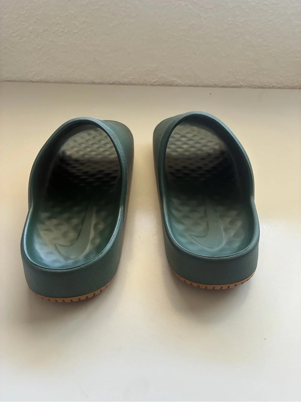 Nike Forest Green Slide Sandals